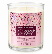 BATH AND BODY WORKS CANDLE  A THOUSAND WISHES