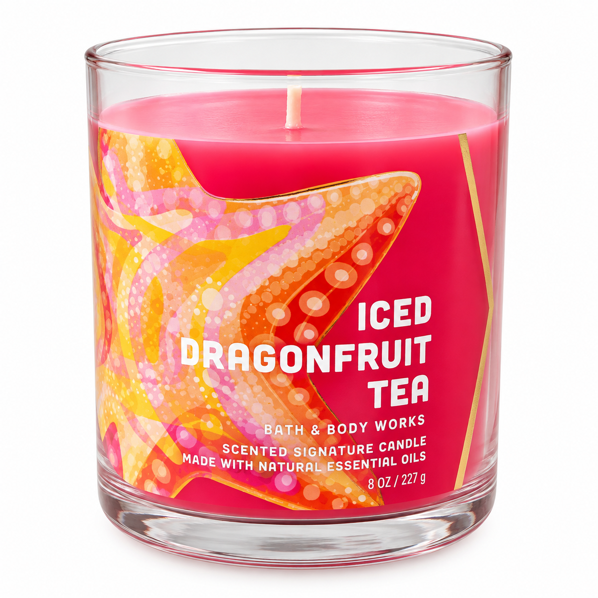 BATH AND BODY WORKS CANDLE  ICE DRAGONFRUIT TEA