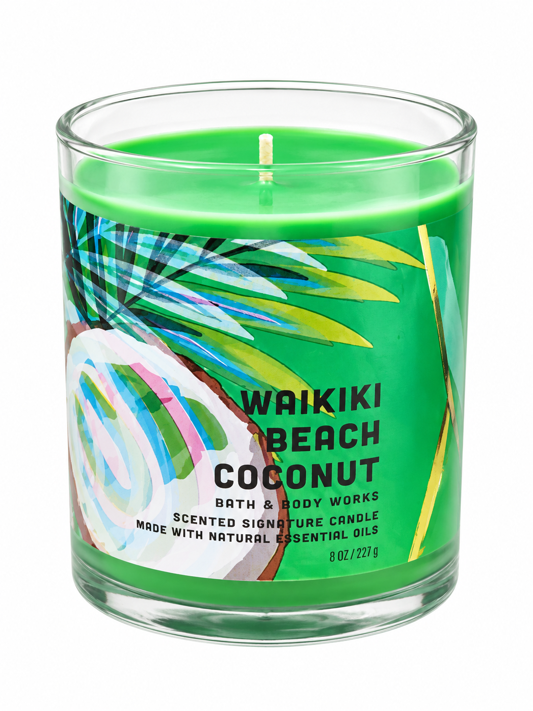 BATH AND BODY WORKS CANDLE WAIKIKI BEACH COCONUT