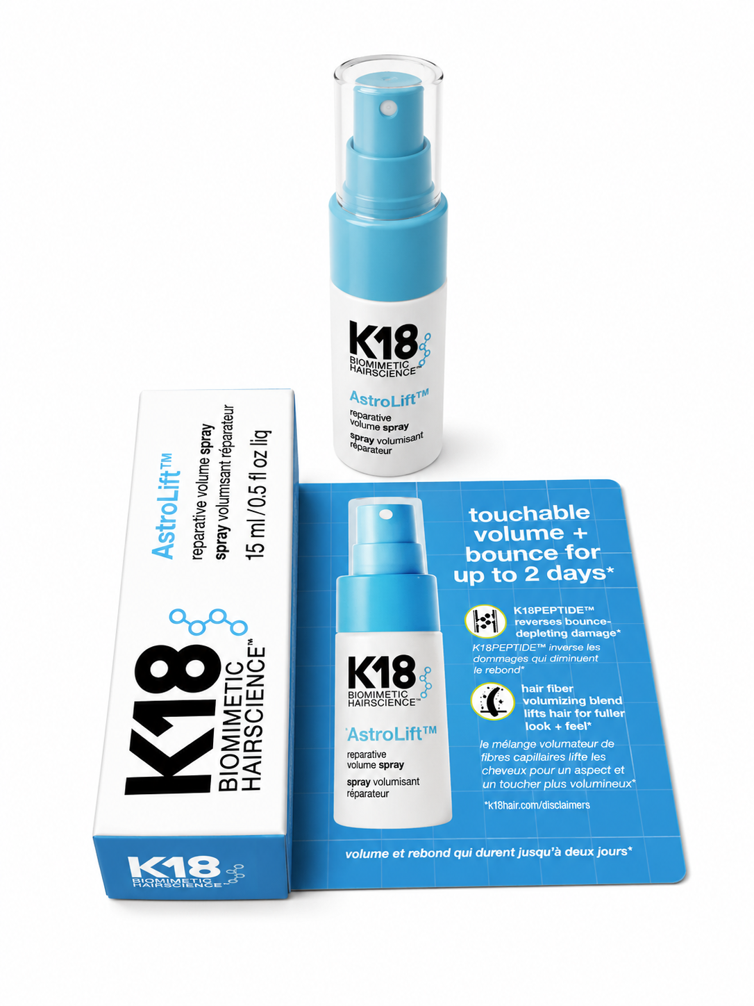 K18 PROFESSIONAL BIOMIMETIC HAIR SCIENCE REPARATIVE VOLUME SPRAY