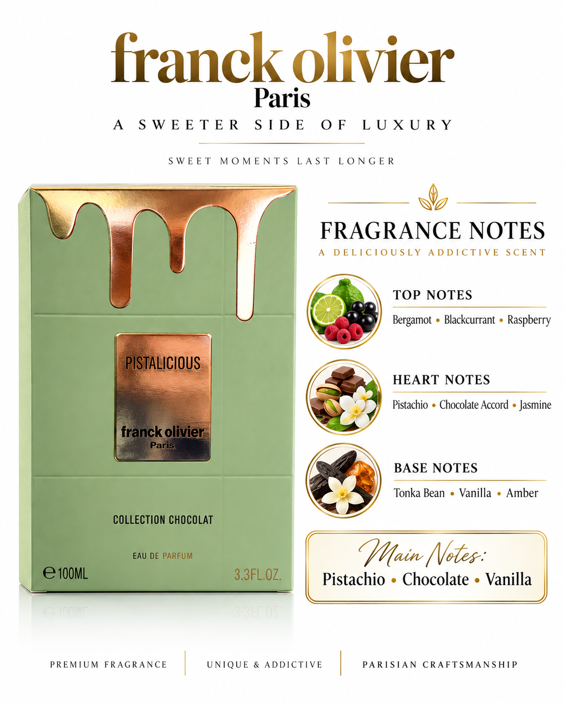FRANCK OLIVIER CHOCOLAT COLLECTION (PISTALICIOUS) UNISEX