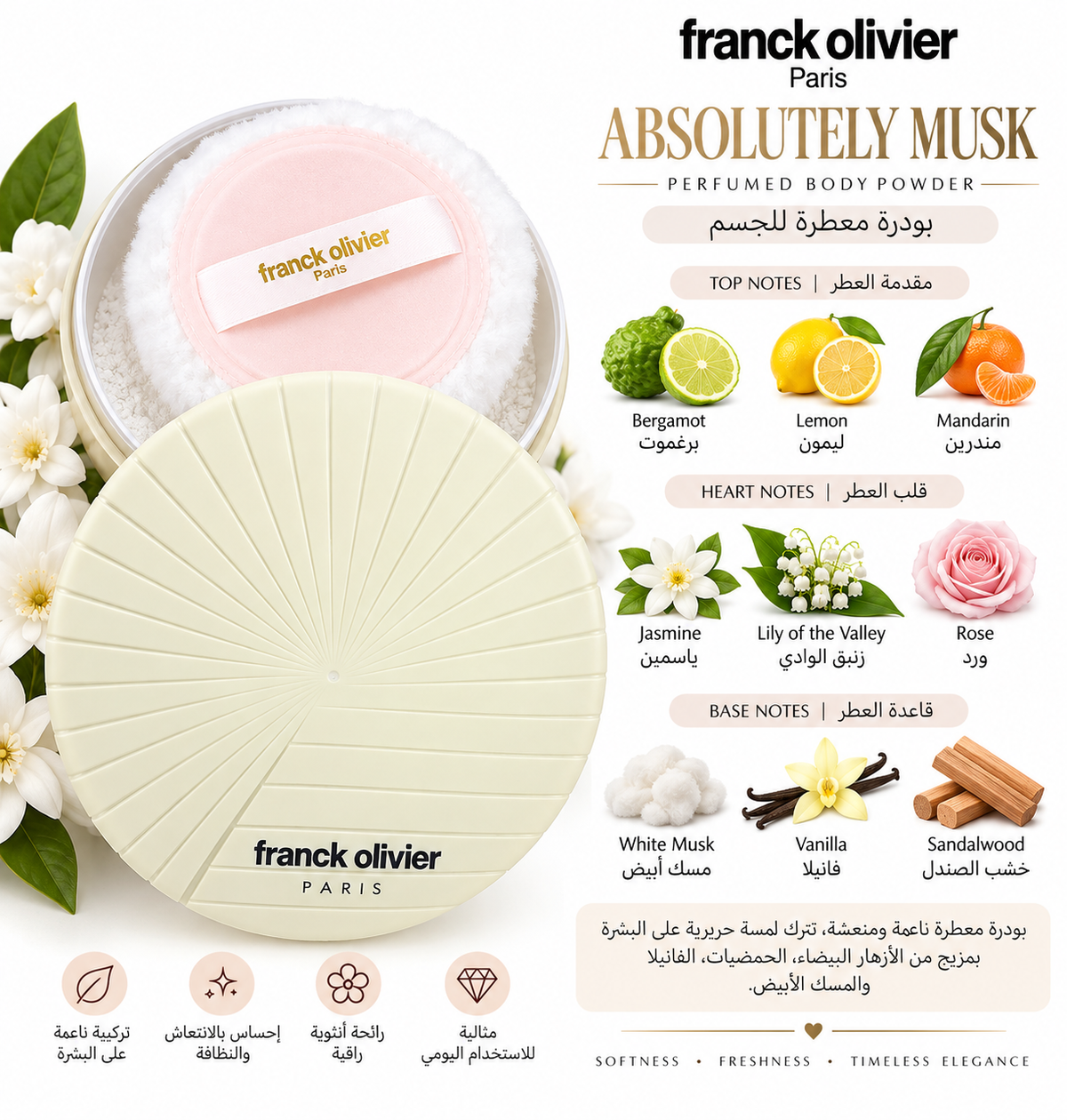 FRANCK OLIVIER - PERFUMED BODY POWDER