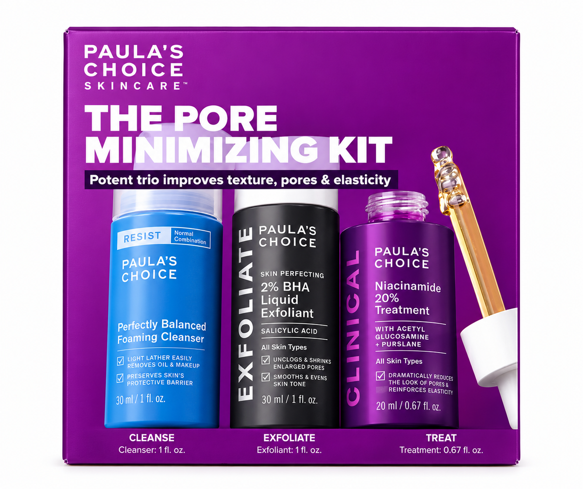 PAULA'S CHOICE THE PORE MINIMIZING KIT OF 3
