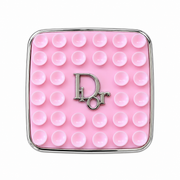CHRISTIAN DIOR PINK LUXURY BUBBLE PHONE GRIP SILVER LOGO EDITION