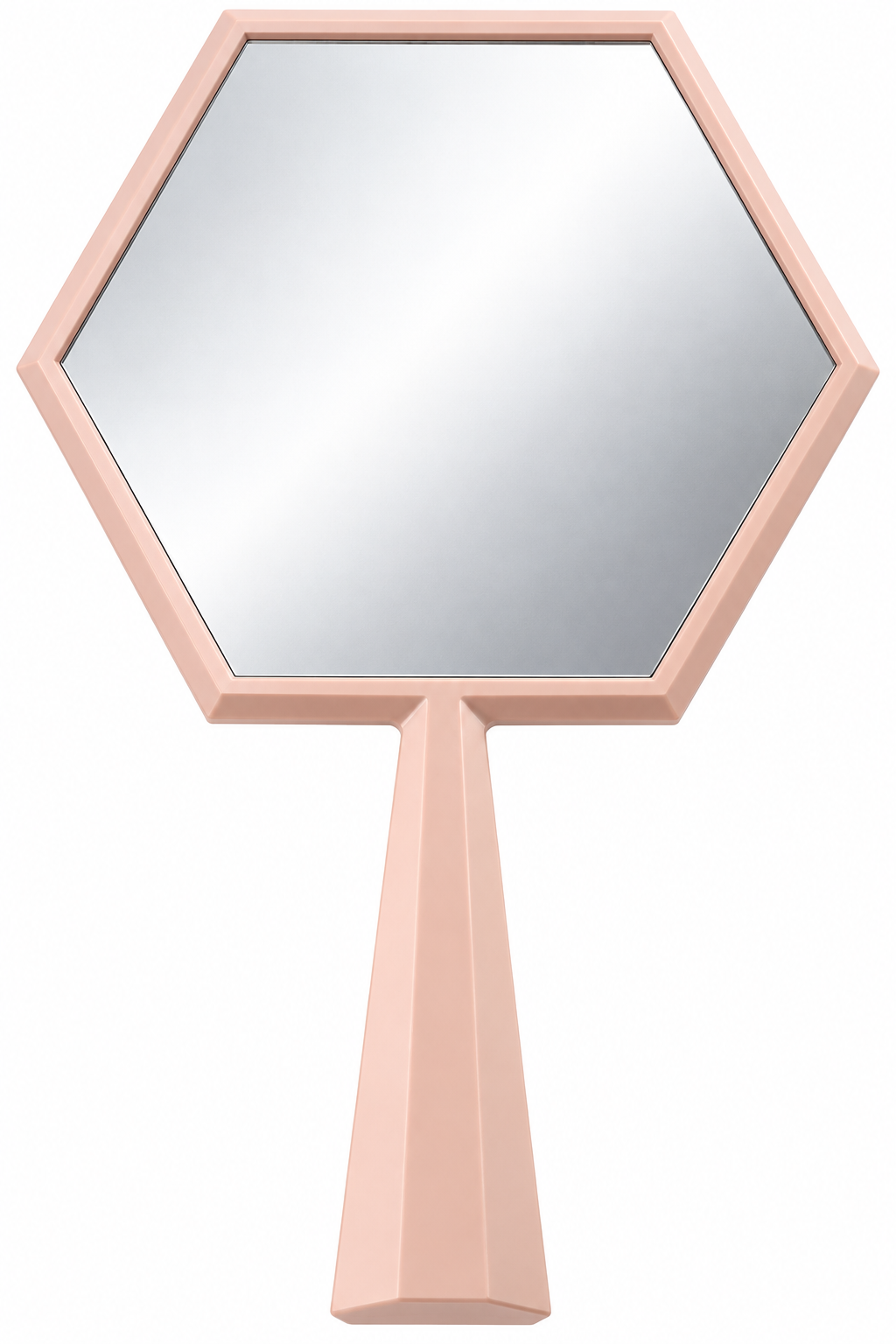 FENTY BEAUTY HEXAGONAL HAND MIRROR - SOFT PINK