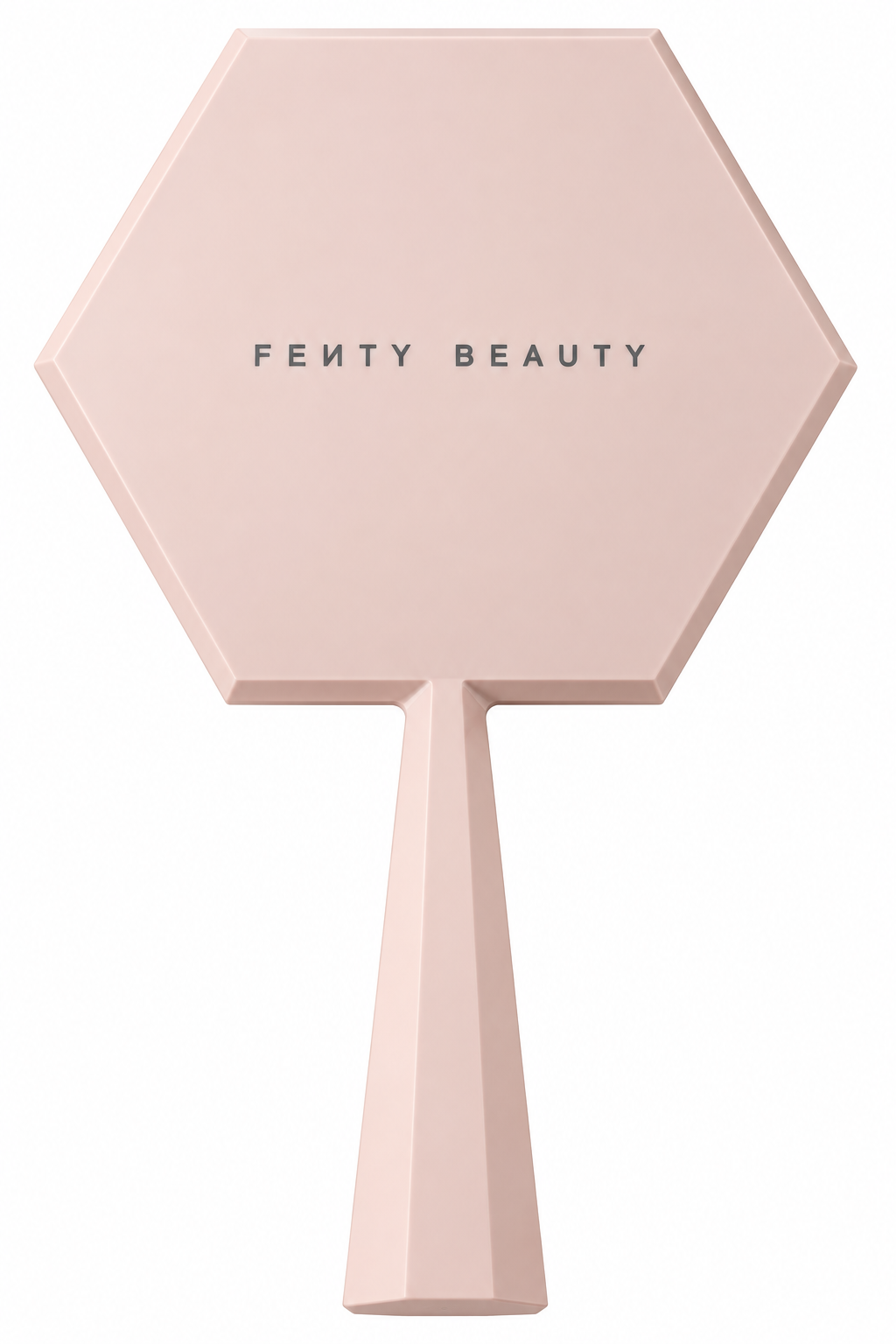 FENTY BEAUTY HEXAGONAL HAND MIRROR - SOFT PINK