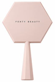FENTY BEAUTY HEXAGONAL HAND MIRROR - SOFT PINK
