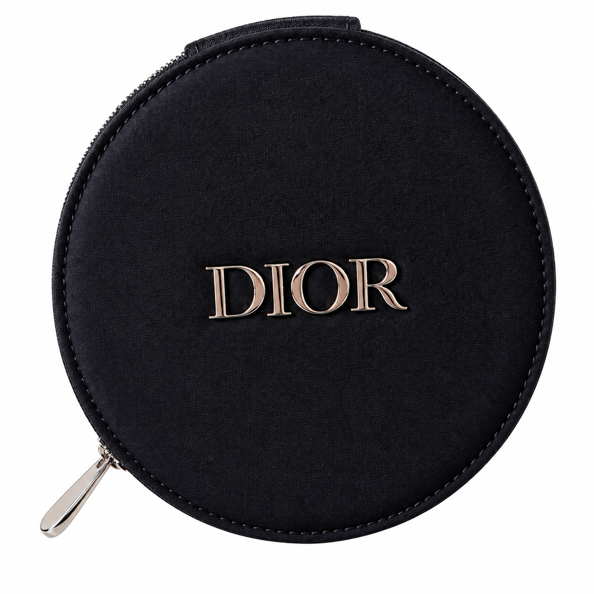 CHRISTIAN DIOR ROUND BEAUTY CASE WITH BUILT IN MIRROR