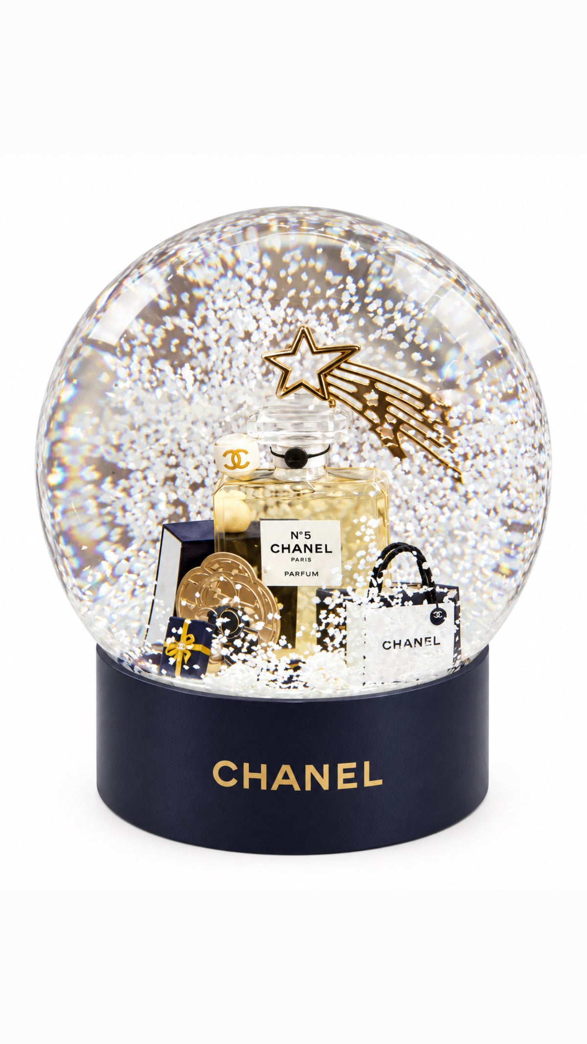 CHANEL LUXURY N°5 SNOW GLOBE DECORATIVE GIFT