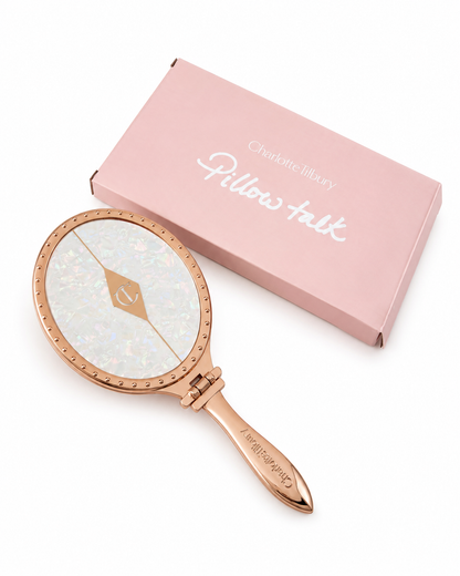 CHARLOTTE TILBURY HAND MIRROR FOLDABLE ITS GIVING A PRINCESS VIBES