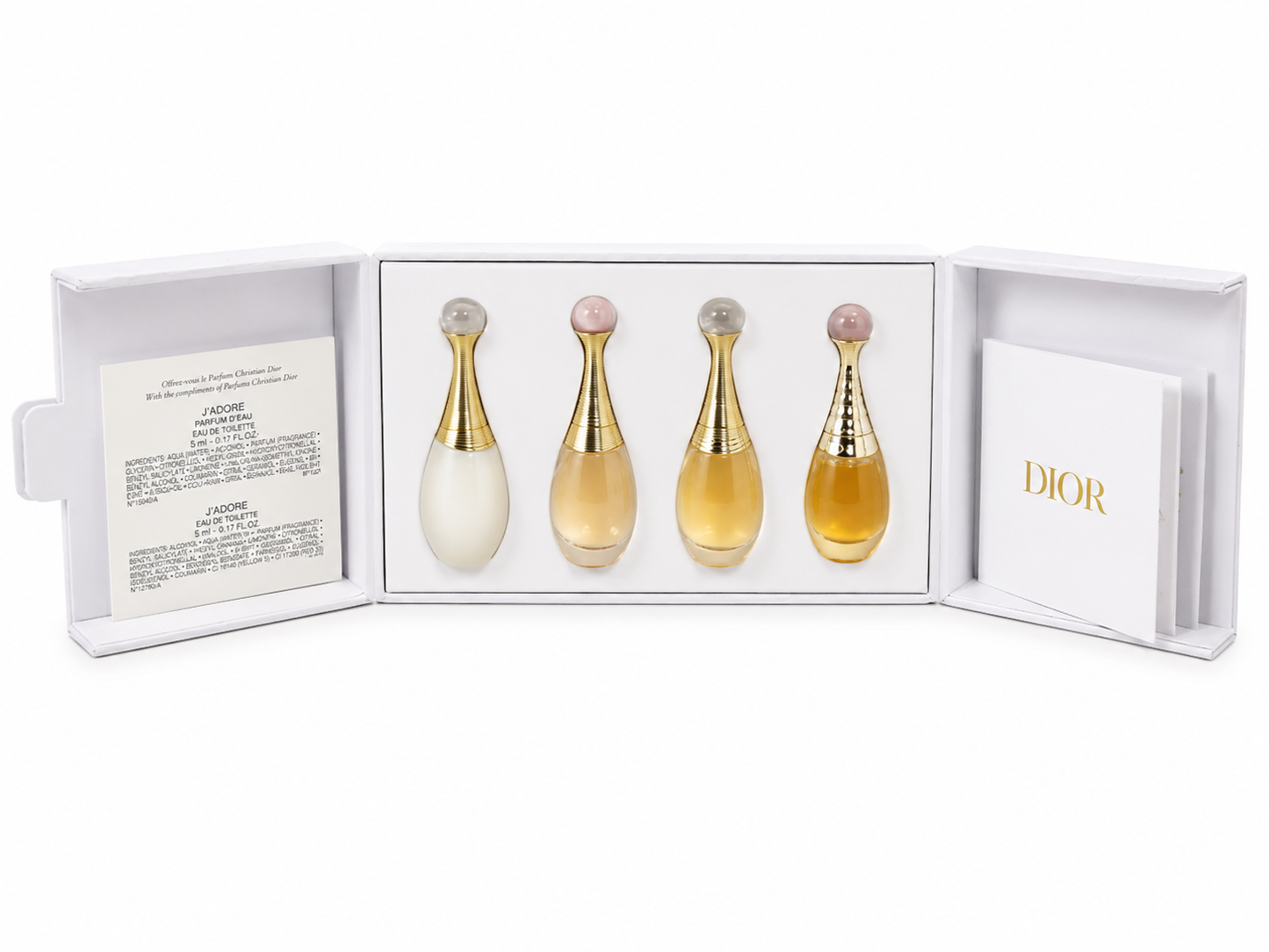 CHRISTIAN DIOR MINIATURE 4 PIECES