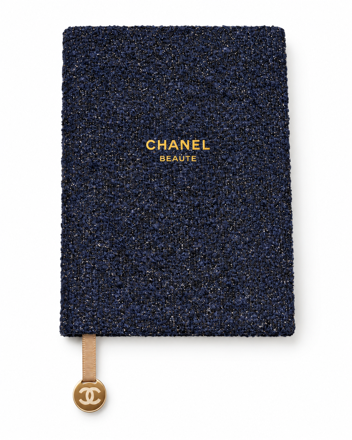 CHANEL BEAUTÉ LUXURY NOTEBOOK WITH SIGNATURE CC BOOKMARK