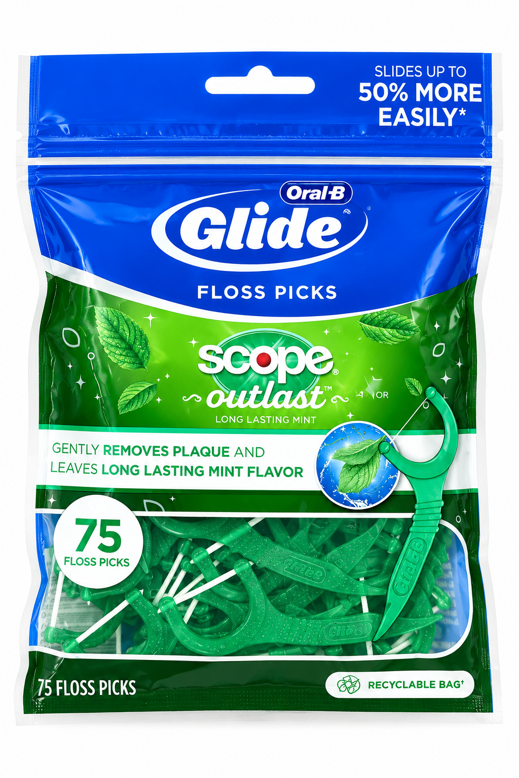 ORAL-B FLOSS PICK 75 PIECES