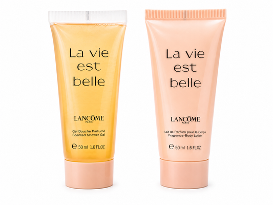 LANCOME SET OF 2 ITEMS GEL DOUCHE AND BODY LOTION