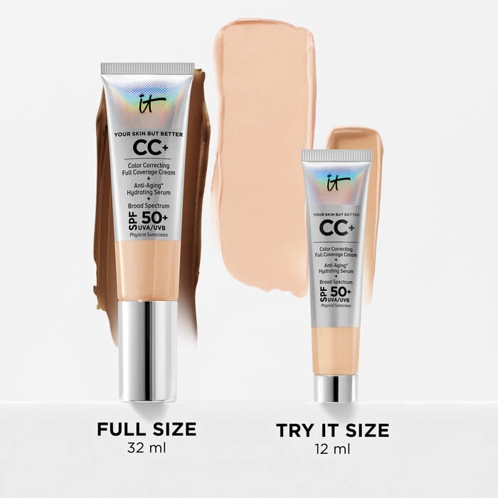 IT COSMETICS CC CREAM FULL COVERAGE FOUNDATION WITH SPF 50 (LIGHT)