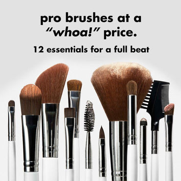 E.L.F Professional Make Up Brush Kit Set Of 12 Pieces