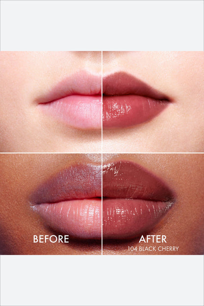 CHRISTIAN DIOR LIP GLOW LIP BALN HYDRATION ( 104 BLACK CHERRY)
