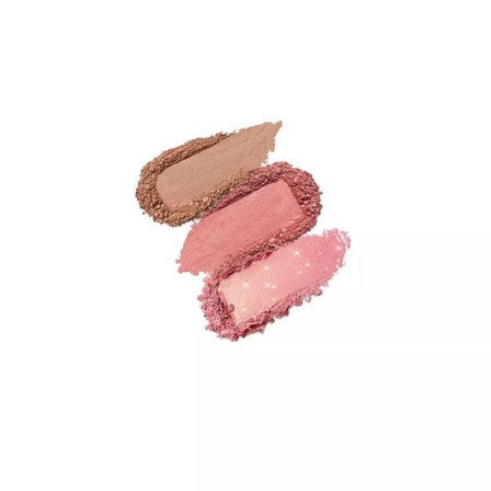 KIKO MILANO MULTI FINISH TRIO BLUSH & BRONZER FACE PALETTE (02)
