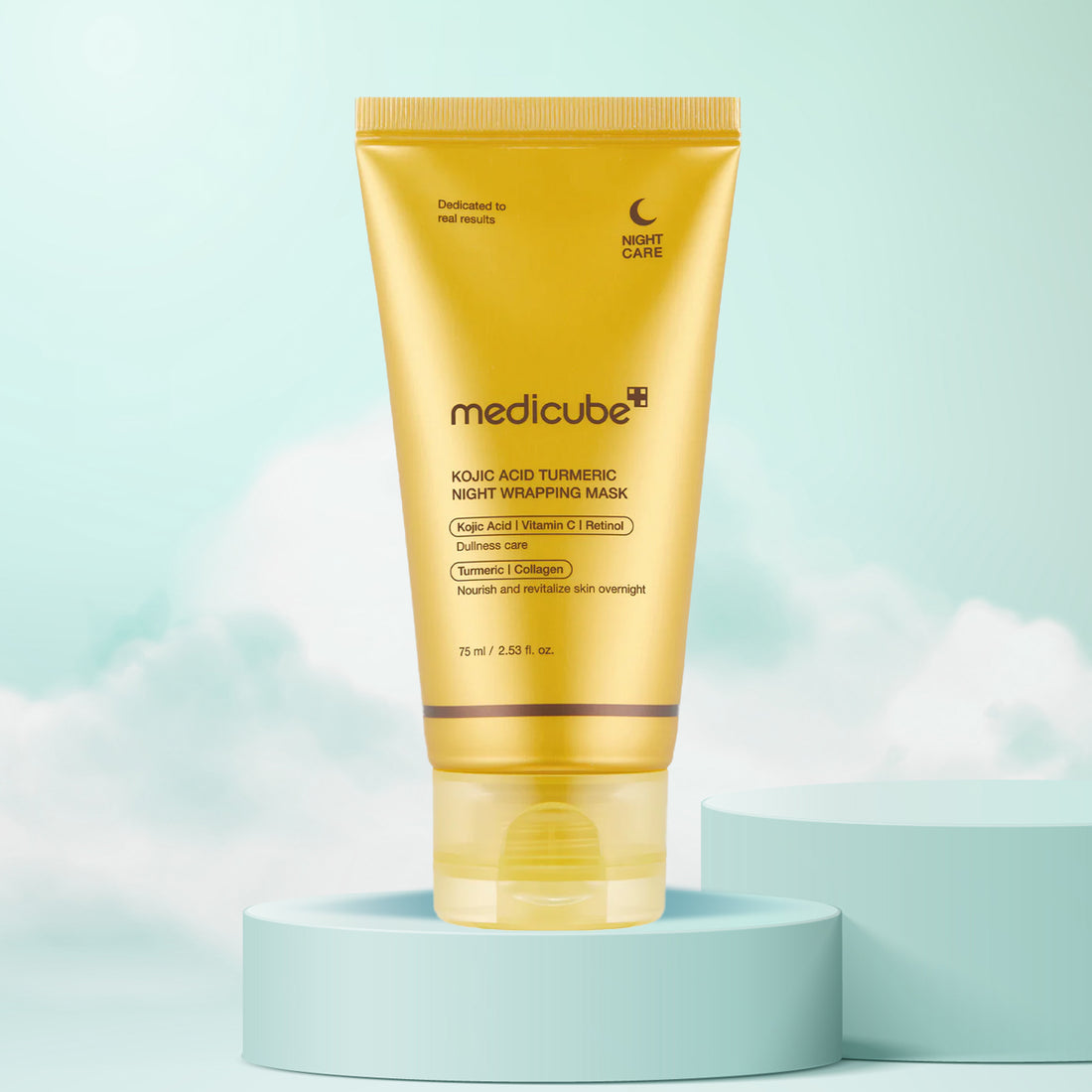 MEDICUBE KOJIC ACID TURMERIC NIGHT WRAPPING MASK