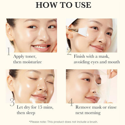 MEDICUBE KOJIC ACID TURMERIC NIGHT WRAPPING MASK