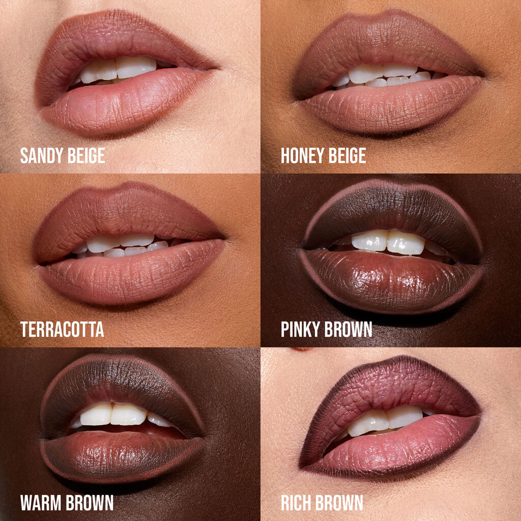 Huda Beauty Lip Liner Lip Contour 2.0 Automatic Matte Lip Pencil (rich brown)