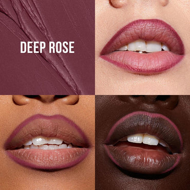 Huda Beauty Lip Liner Lip Contour 2.0 Automatic Matte Lip Pencil (Deep Rose)