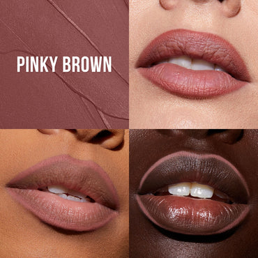 Huda Beauty Lip Liner Lip Contour 2.0 Automatic Matte Lip Pencil (PINKY BROWN -BOMBSHELL)