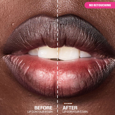 HUDA BEAUTY LIP CONTOUR STAIN (RICH BROWN)