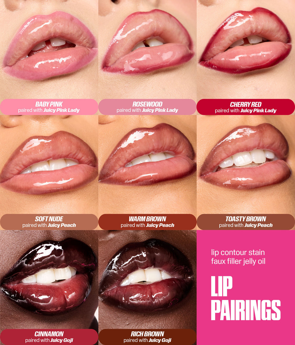 HUDA BEAUTY LIP CONTOUR STAIN LIP TINT (SOFT NUDE)