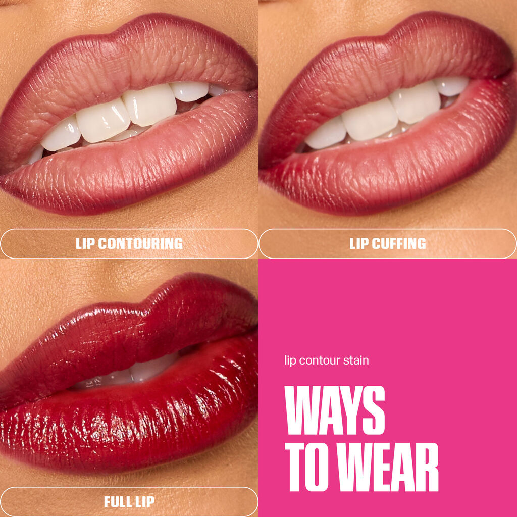 HUDA BEAUTY LIP CONTOUR LIP SATIN 12-HOUR WEAR  (CINNAMON)