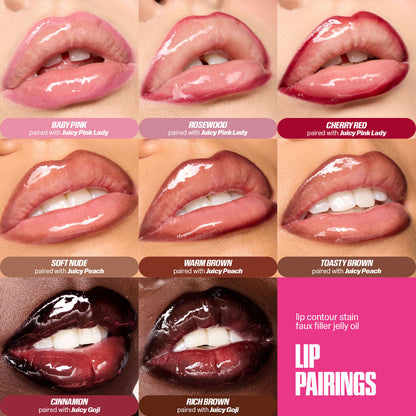 HUDA BEAUTY LIP CONTOUR STAIN (RICH BROWN)
