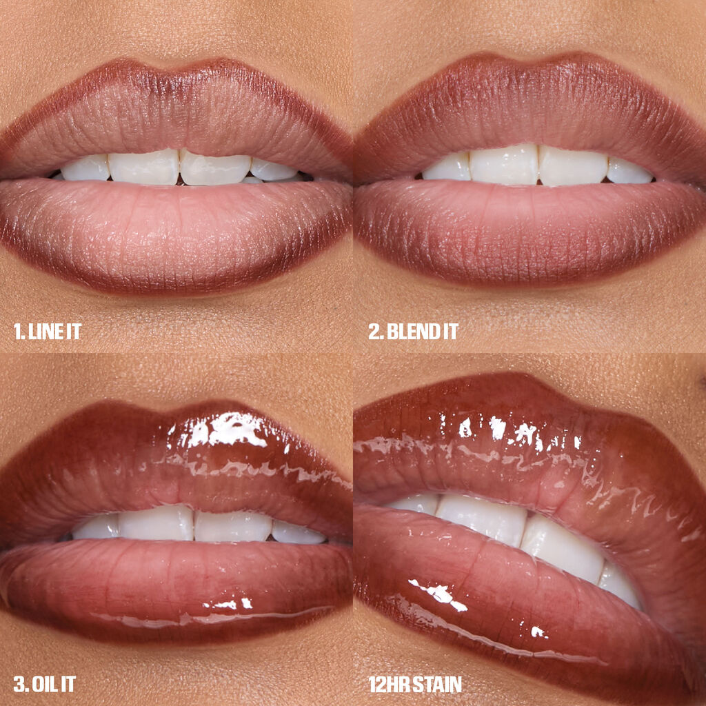 HUDA BEAUTY LIP CONTOUR LIP SATIN 12-HOUR WEAR  (CINNAMON)