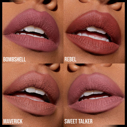 HUDA BEAUTY PRETTY GRUNGE LIQUID MATTE MINI LIPSTICK