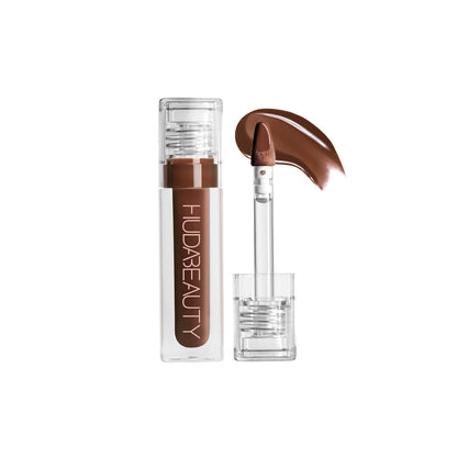 Huda Beauty Faux Filler Extra Shine Lip Gloss (COCO)