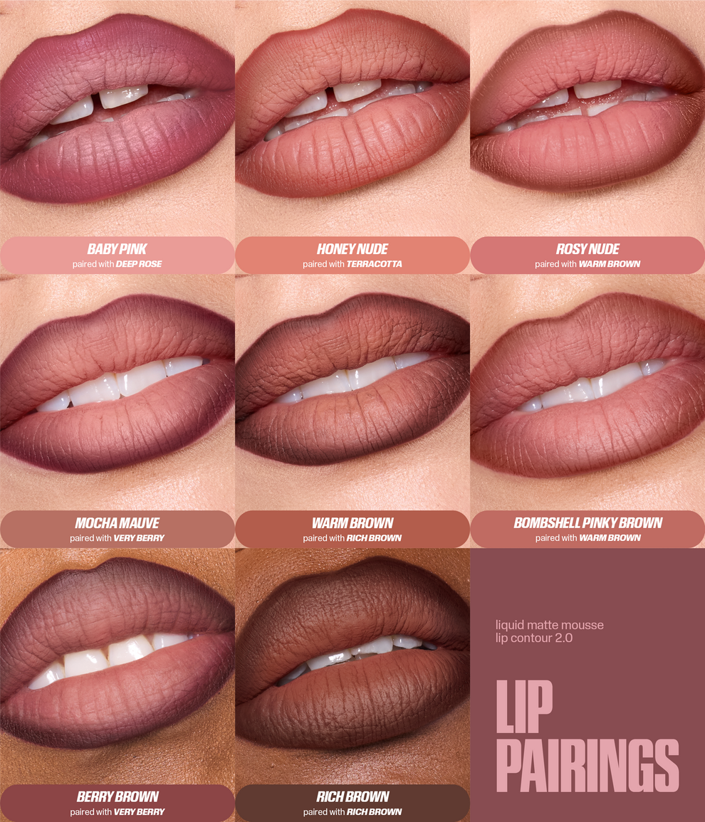 HUDA BEAUTY LIQUID MATTE MOOUSSE SOFT BLUR LIP CREAM (BABY PINK)