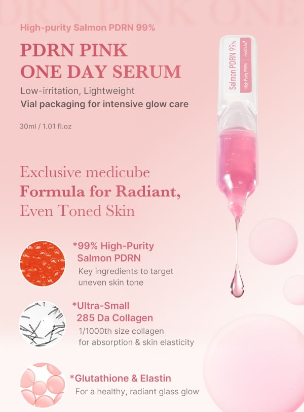 MEDICUBE SERUM PINK PDRN  ONE DAY SIZE 1.5ML(PACK OF 10)