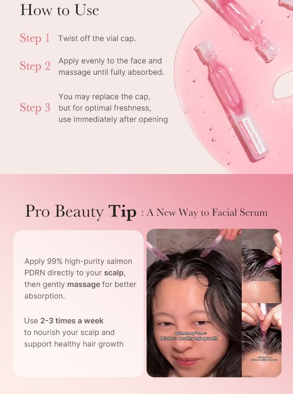 MEDICUBE SERUM PINK PDRN  ONE DAY SIZE 1.5ML(PACK OF 10)