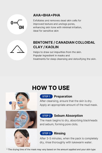 MEDICUBE ZERO PORE BLACKHEAD MUD MASK