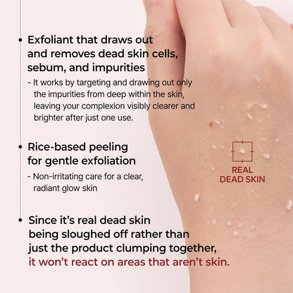 DR.MELAXIN PEEL SHOT EXFOLIATING BLACK RICE AMPOULE (FOR ALL SKIN TYPE)
