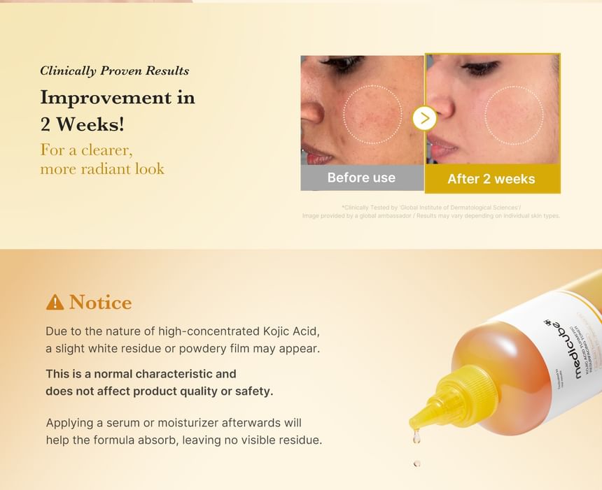 MEDICUBE KOJIC ACID TURMERIC RESURFACING TONER
