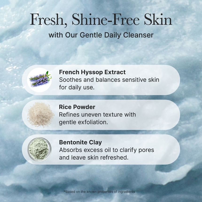 ARENCIA - FRESH BLUE HYSSOP RICE MOCHI CLEANSER