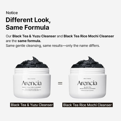 ARENCIA BLACK TEA & YUZU RICE MOCHI CLEANSER