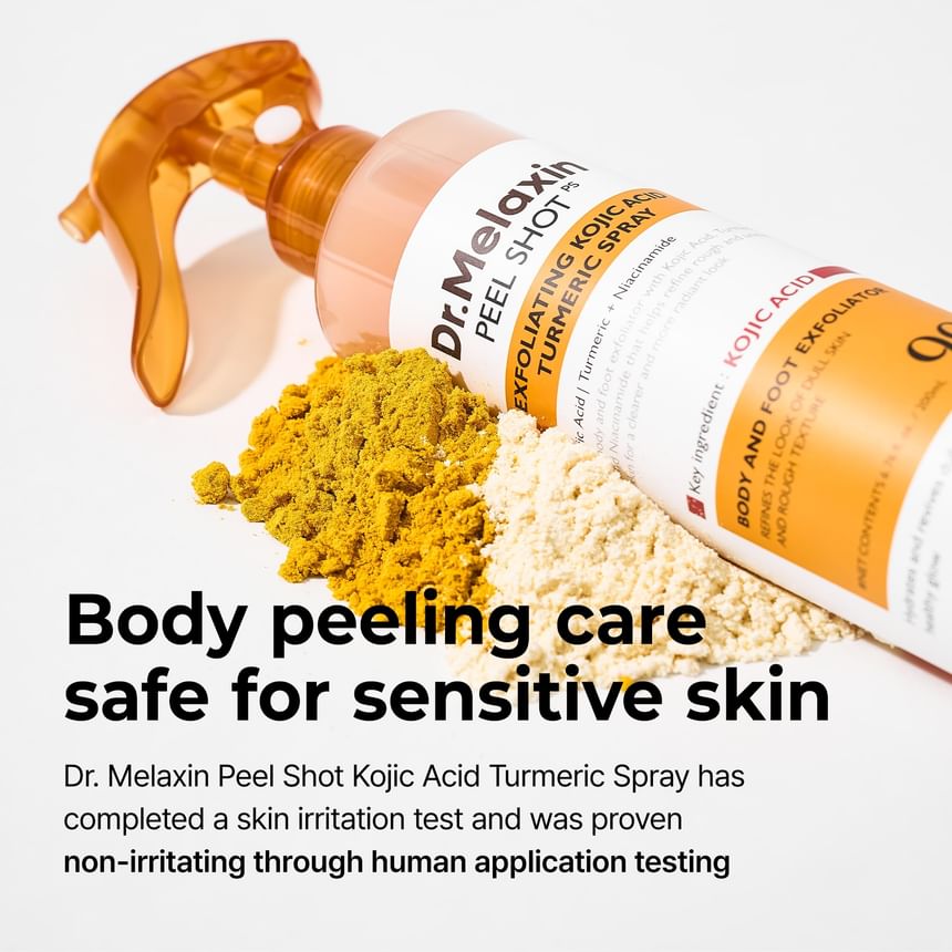 DR.MELAXIN PEEL SHOTEXFOLIATING KOJIC ACID TURMERIC SPRAY