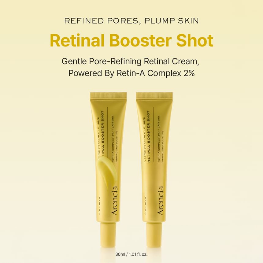 ARENCIA RETINAL BOOSTER SHOT FACE AND EYE MOISTURIZER