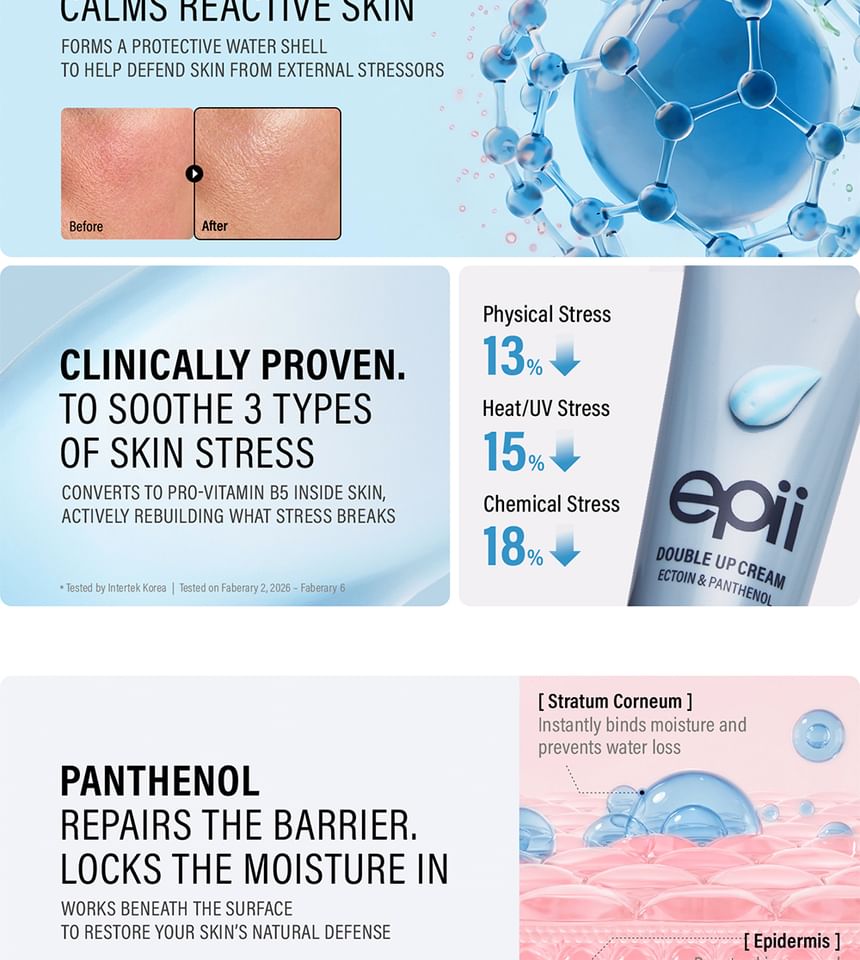 EPI DOUBLE UP CREAM ECTOIN & PANTHENOL