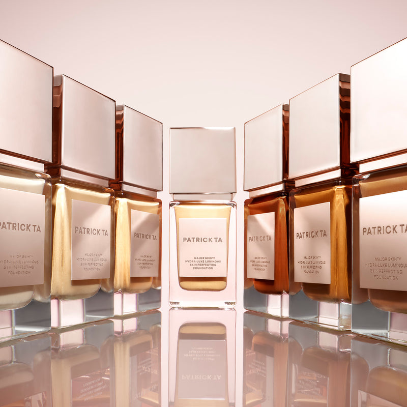 PATRICK TA  MAJOR SKIN HYDRA-LUXE LUMINOUS SKIN PERFECTING FOUNDATION FOR NATURAL GLOW (1 golden)