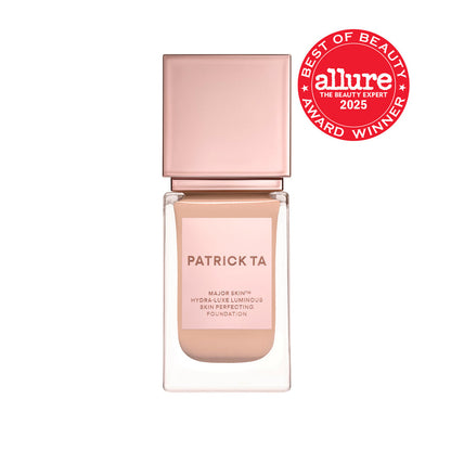 PATRICK TA  MAJOR SKIN HYDRA-LUXE LUMINOUS SKIN PERFECTING FOUNDATION FOR NATURAL GLOW (7 peachy neutral)