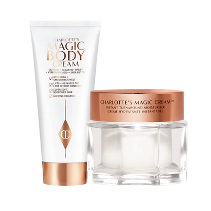 CHARLOTTE TILBURY CHARLOTTE’S MAGIC CREAM FACE & BODY DUO SKINCARE KIT