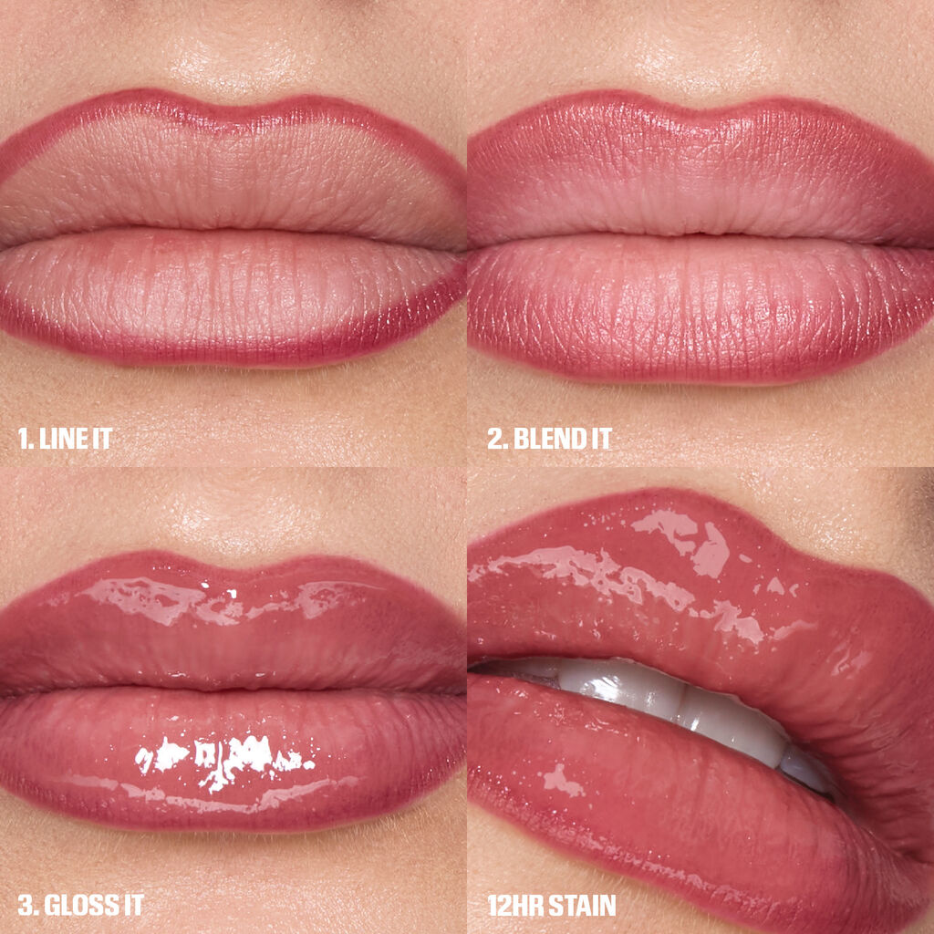HUDA BEAUTY  Make Out Sesh Lip Stain and Lip Gloss Duos