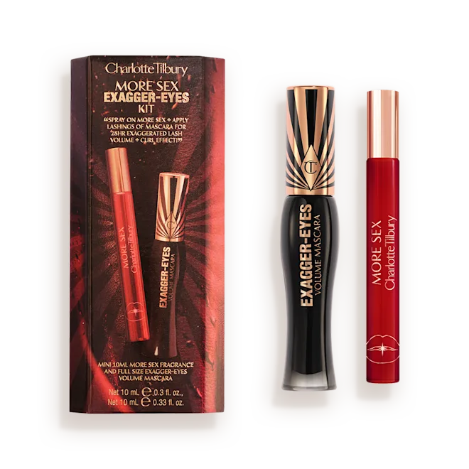 CHARLOTTE TILBURY MORE SEX EXAGGER-EYES KIT PERFUME & EYE KIT